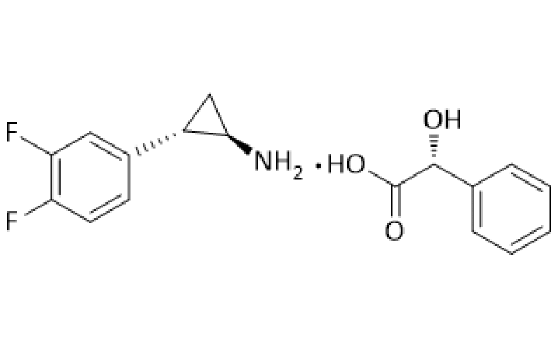 (1R,2R)-2-(3,4-difluorophenyl) cyclopropanamine(S)-(carboxylato(phenyl) methyl)holmium
