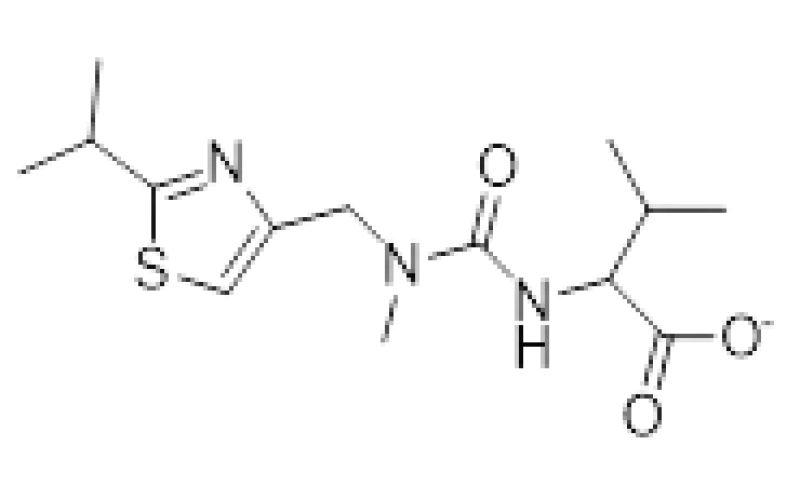 N-[N-Methyl-N-((2-isopropyl-4-thiazolyl)methyl)aminocarbonyl]-L-valine lithium salt